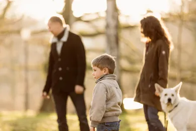 Eine Familie in einer schwierigen Situation