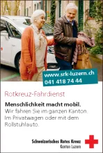 Inserat Rotkreuz-Fahrdienst 65x97