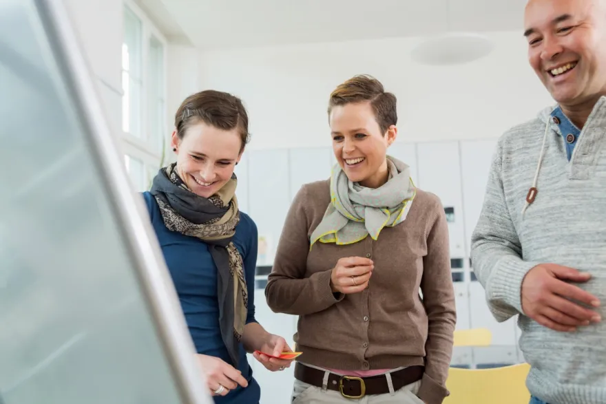 Lehrpersonen bei einem chili Training